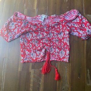 Forever 21 Women’s Off the Shoulder Crop Top